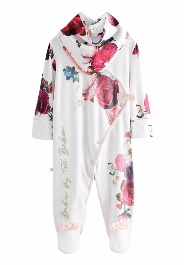 REGULAR FIT  FLORAL PRINT - Strampler - cream floral