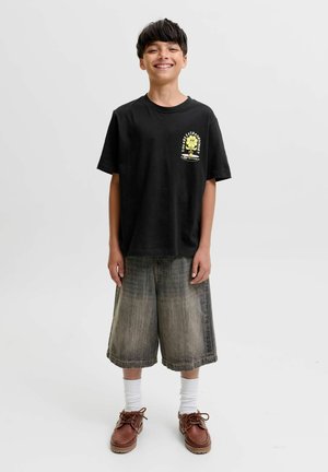 Jack & Jones Junior, T-SHIRT BACKPRINTET T-SHIRT BOYS - Trükipildiga T-särk - black