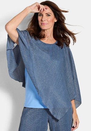 ASYMMETRISCHES MIT GLANZGARN - Bluse - blue