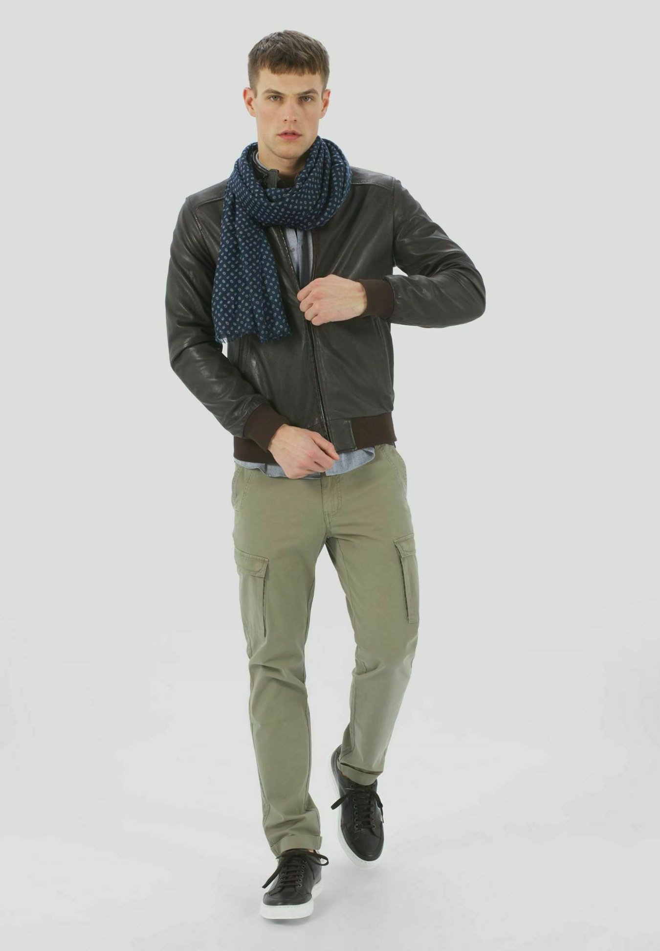 Conbipel REAL - Giacca di pelle - moro/marrone scuro - Zalando.it