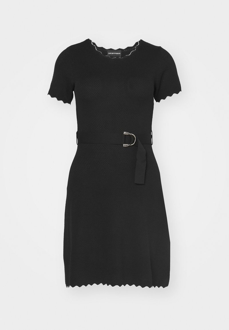 Emporio Armani Gebreide jurk zwart