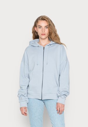 Mikina na zip - light blue