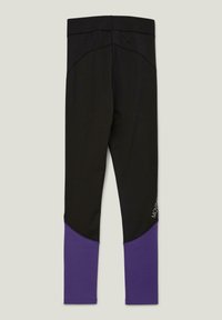 s.Oliver SLIM MIT SCHRIFTPRINT - Leggings - Hosen - schwarz