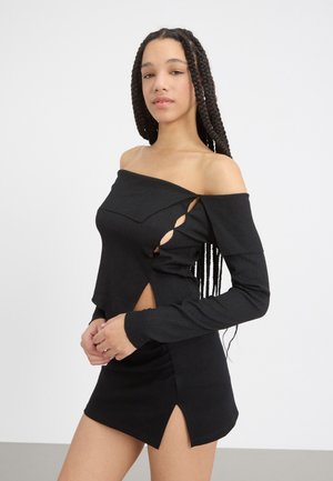 T-shirt à manches longues - black