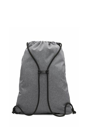 Sac à Dos Cordon LEON By Bers – Toile 100% Coton Premium, Poches Zippées, Style Marron Noir Élégant – Idéal Homme, Femme, Ado