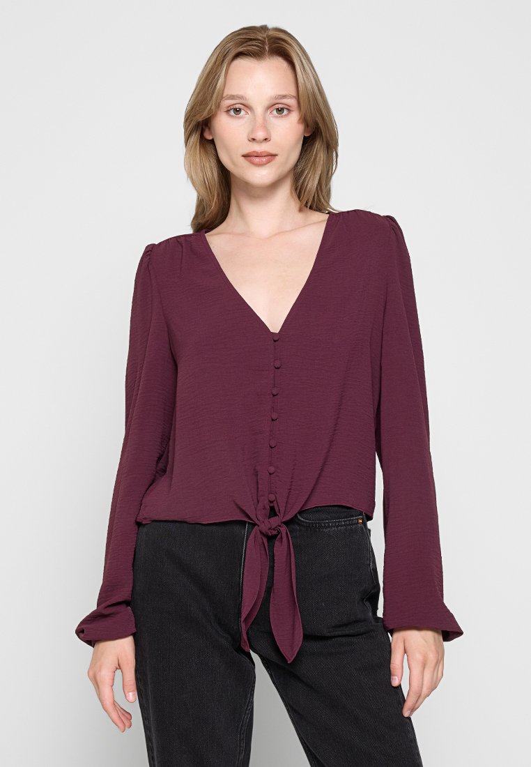 Vero Moda Tall Blouse bordeauxrood Vero Moda Tall Blouse bordeauxrood