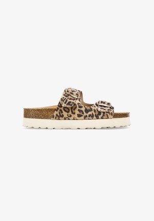 Bosanova CON HEBILLAS - Sandalias planas - leopardo