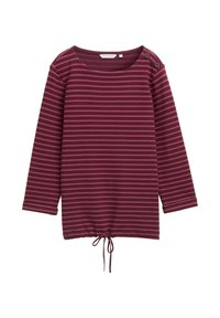 Top dugih rukava - oxblood red stripe