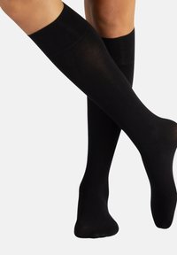 Calzitaly 5 PACK COLOURED COTTON - Calzettoni - black