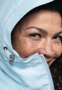 Schöffel Regenjacke / wasserabweisende Jacke - blau