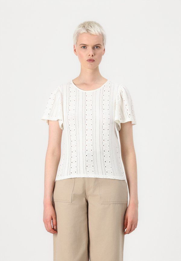 ONLRIVERSIDE - Print T-shirt - cloud dancer