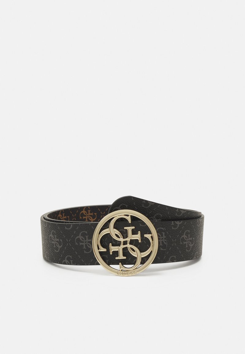 Guess TYREN PANT BELT Vyö coal/brown/ruskea Zalando.fi
