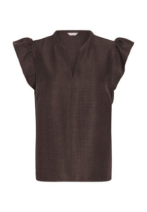 Bon'A Parte, BPODA BLOUSE - Débardeur - black coffee melange