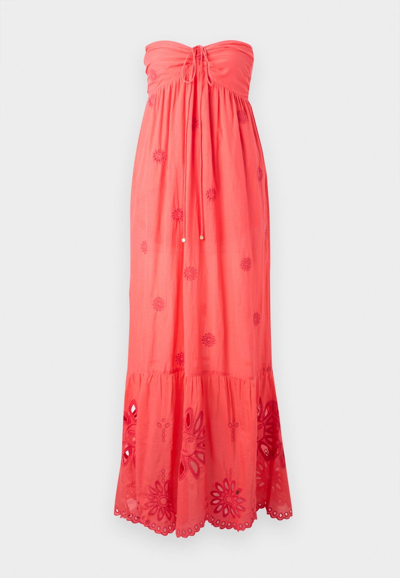Fabienne Chapot Maxi-jurk koraalrood