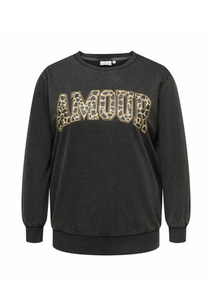 ONLY Carmakoma, SWEATSHIRTS CARLINETT SWEATSHIRT - Sweater - black