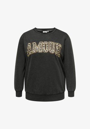 ONLY Carmakoma, SWEATSHIRTS CARLINETT SWEATSHIRT - Sweatshirt - black