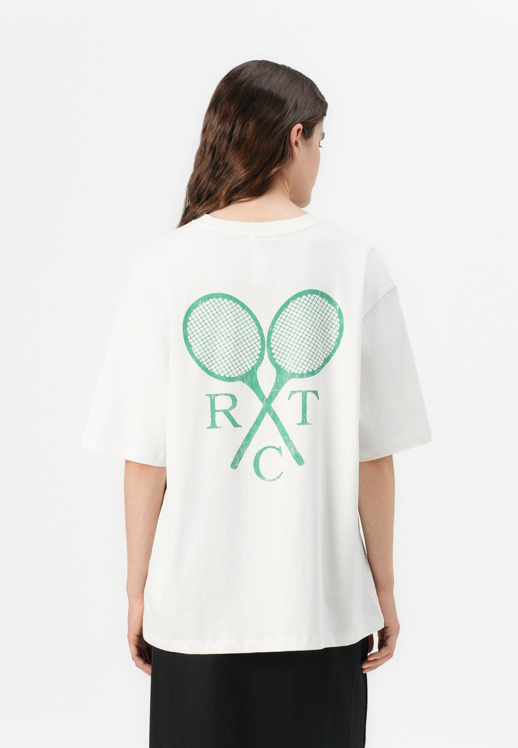 売れ筋商品|||アディダスオリジナルス Tシャツ レディース トップス TENNIS BYFR TEE - Print T-shirt - cloud white adidas Originals TENNIS BYFR TEE - T-shirt print - cloud