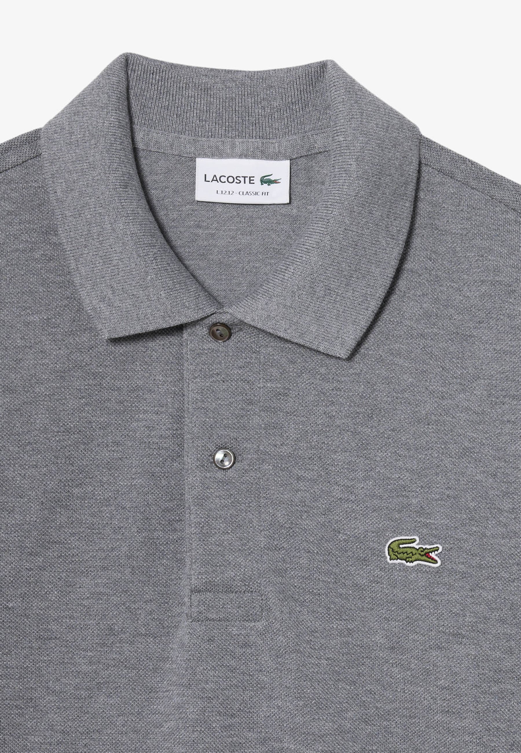 Lacoste Polo shirt - gris chiné-hi/blue-grey - Zalando