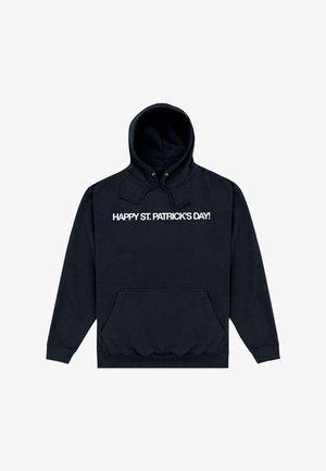 Henry Tiger, APOH LONDON HAPPY ST.PATRICK'S DAY - Felpa con cappuccio - jet black