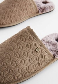 Next Slip-on sandaler - sand brown