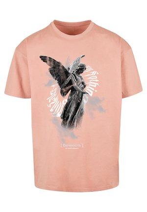 MJ Gonzales, MÄNNER HEAVY OVERSIZED - Trükipildiga T-särk - amber