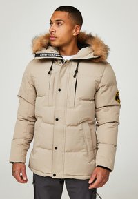 Alessandro Zavetti ZAVETTI CANADA OSHAWA 2.0 PUFFER PARKA JACKET - Vinterjakker - stone
