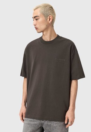AllSaints, XANDER CREW - T-Shirt basic - brown