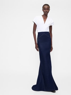 MAXI SKIRT - Velika suknja - dark wash indigo