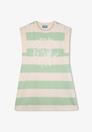 KENZO kids, Robe en jersey - ecru vert
