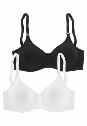 LASCANA 2 pack - Bügel BH - schwarz + weiß