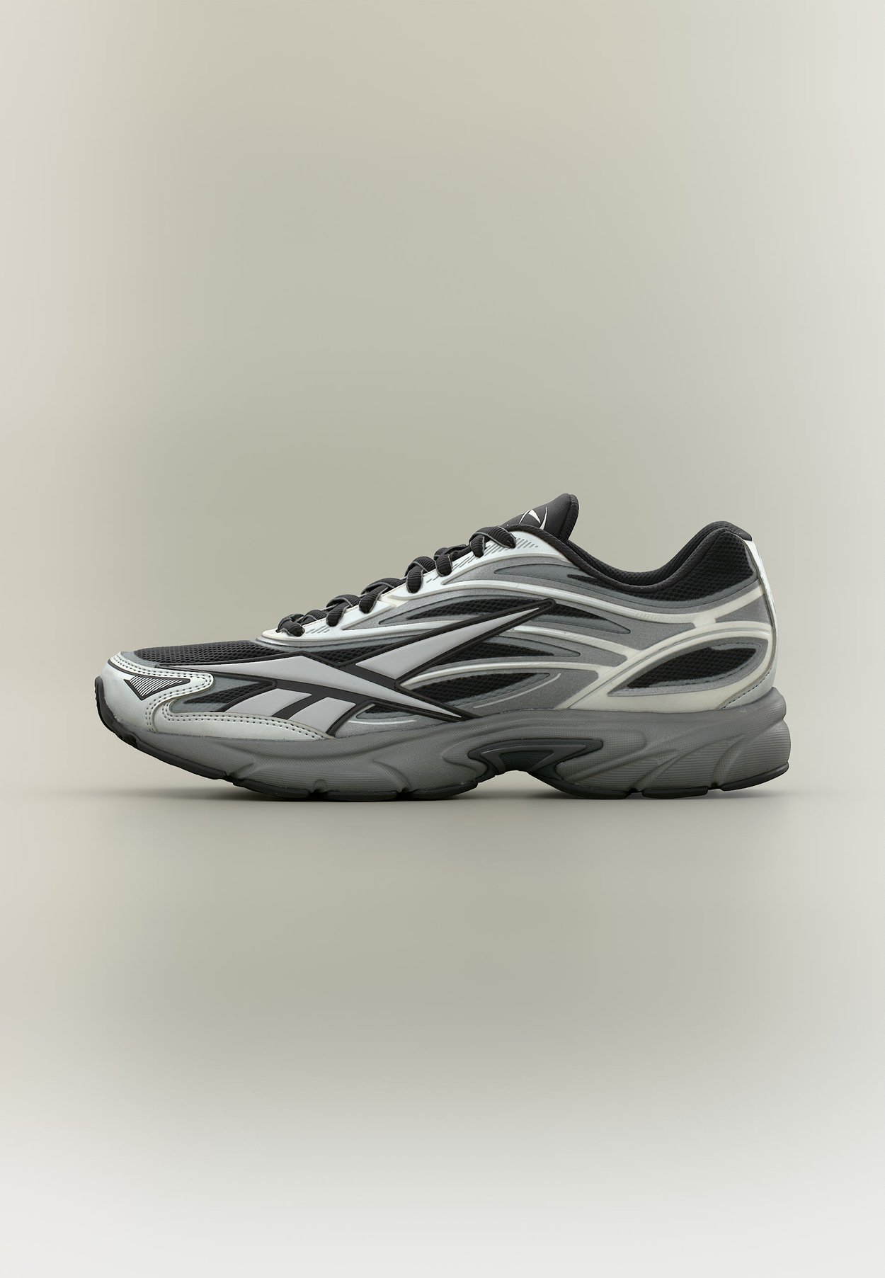 Reebok PREMIER ROAD UNISEX - Trainers - black/silver-coloured/grey 4