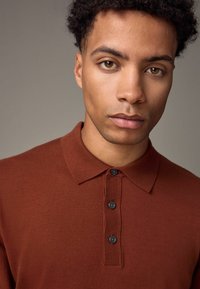 Next REGULAR FIT - Hosszú ujjú felső - orange terracotta