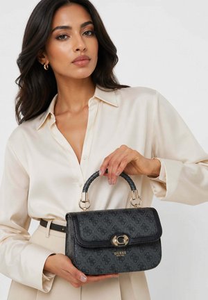 Guess, GUESS BANDOULIÈRE NOLANA S COAL LOGO - Sac à main - coal logo clo