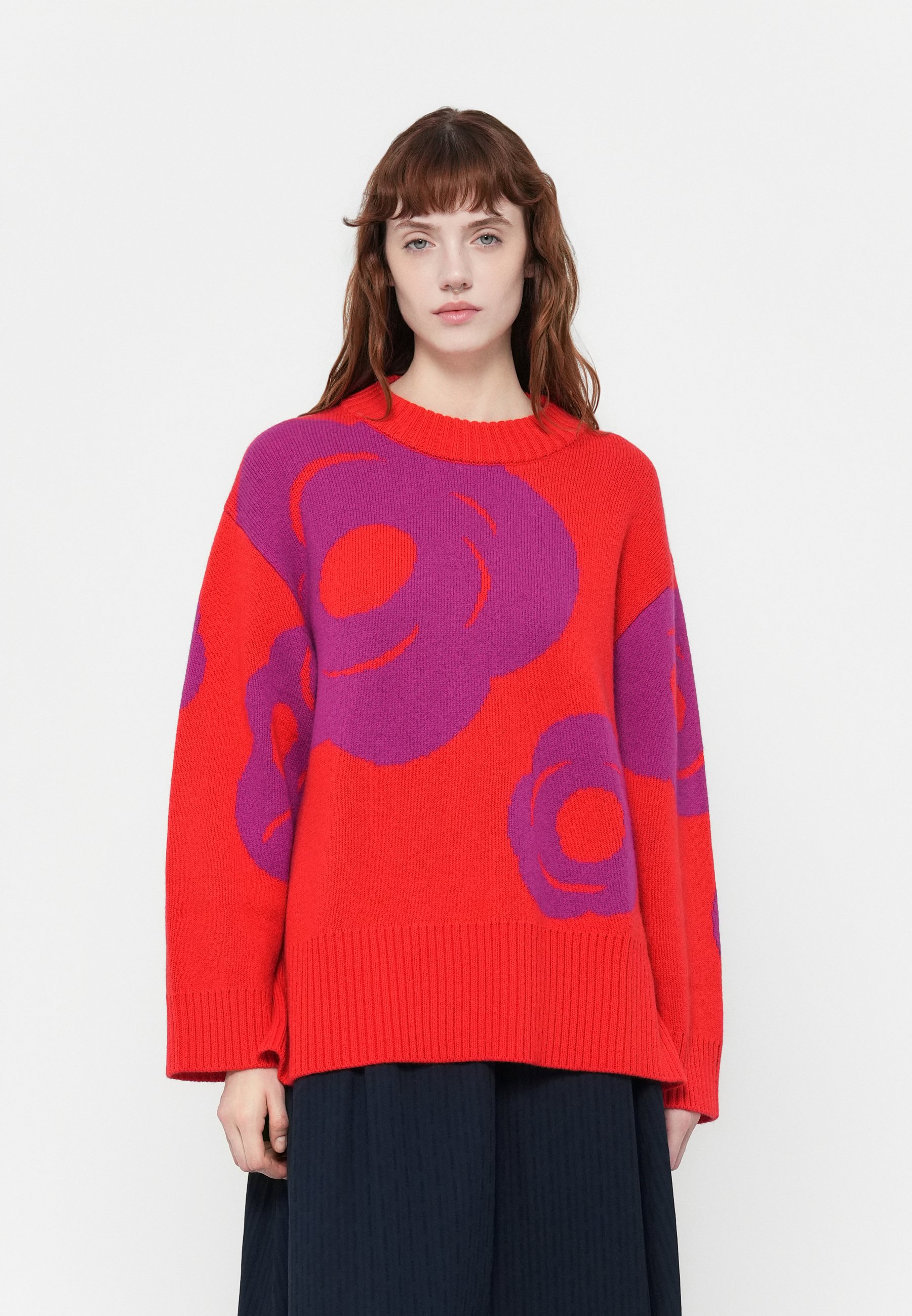 Marimekko KARTAKTERI TUMMA - Jumper - red/purple/multi-coloured