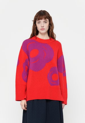 KARTAKTERI TUMMA - Svetrík - red/purple