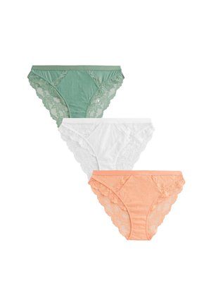 Next 3 PACK - Trumpikės - green orange cream