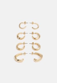 4 PACK  - Brincos - gold-coloured