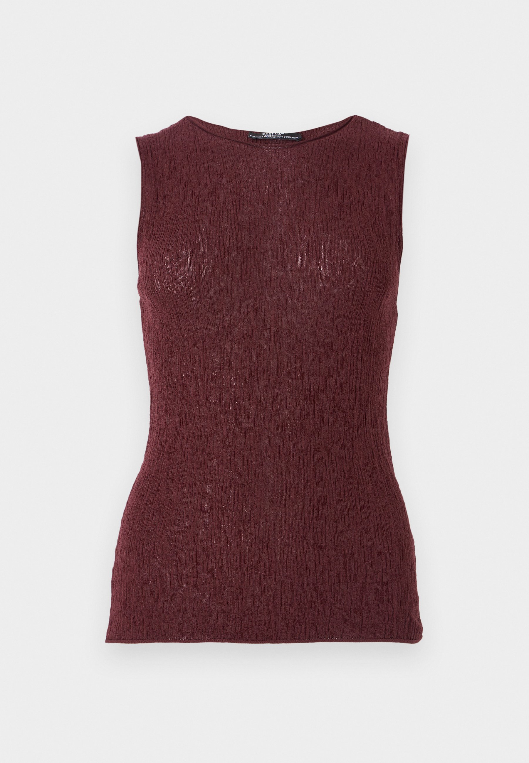 売れ筋商品|||パルフォイス Tシャツ レディース トップス WILLIAMM - Top - burgundy PARFOIS WILLIAMM - Top - burgundy/dark red - Zalando