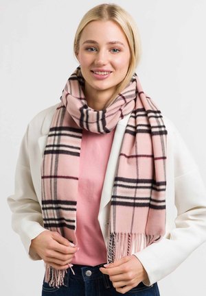 PLAID CASHMINK - Sál - rose