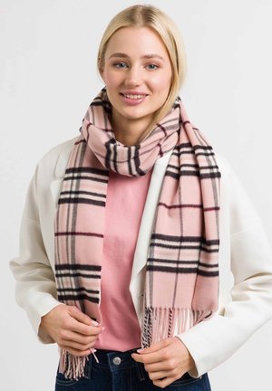 PLAID CASHMINK - MADE IN GERMANY - Šalle - rose