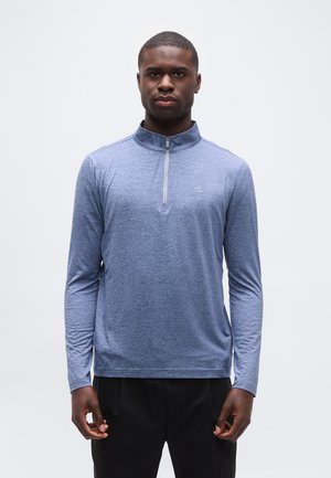 CRUISE ZIP - Μπλούζα με μακριά μανίκια - navy marl