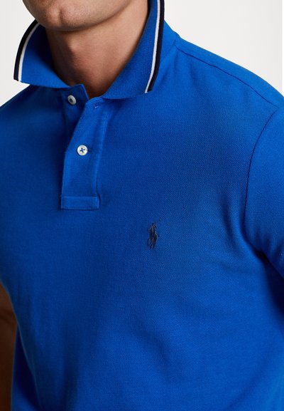 Polo Ralph Lauren CUSTOM SLIM FIT MESH POLO SHIRT - Polo - heritage blue