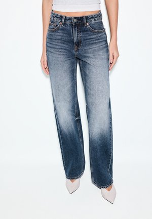 Stradivarius Bootcut jeans - mottled blue