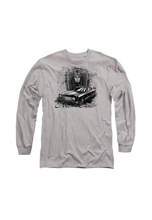 Long sleeved top - mottled light grey
