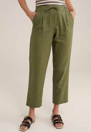 WE Fashion Broek - green