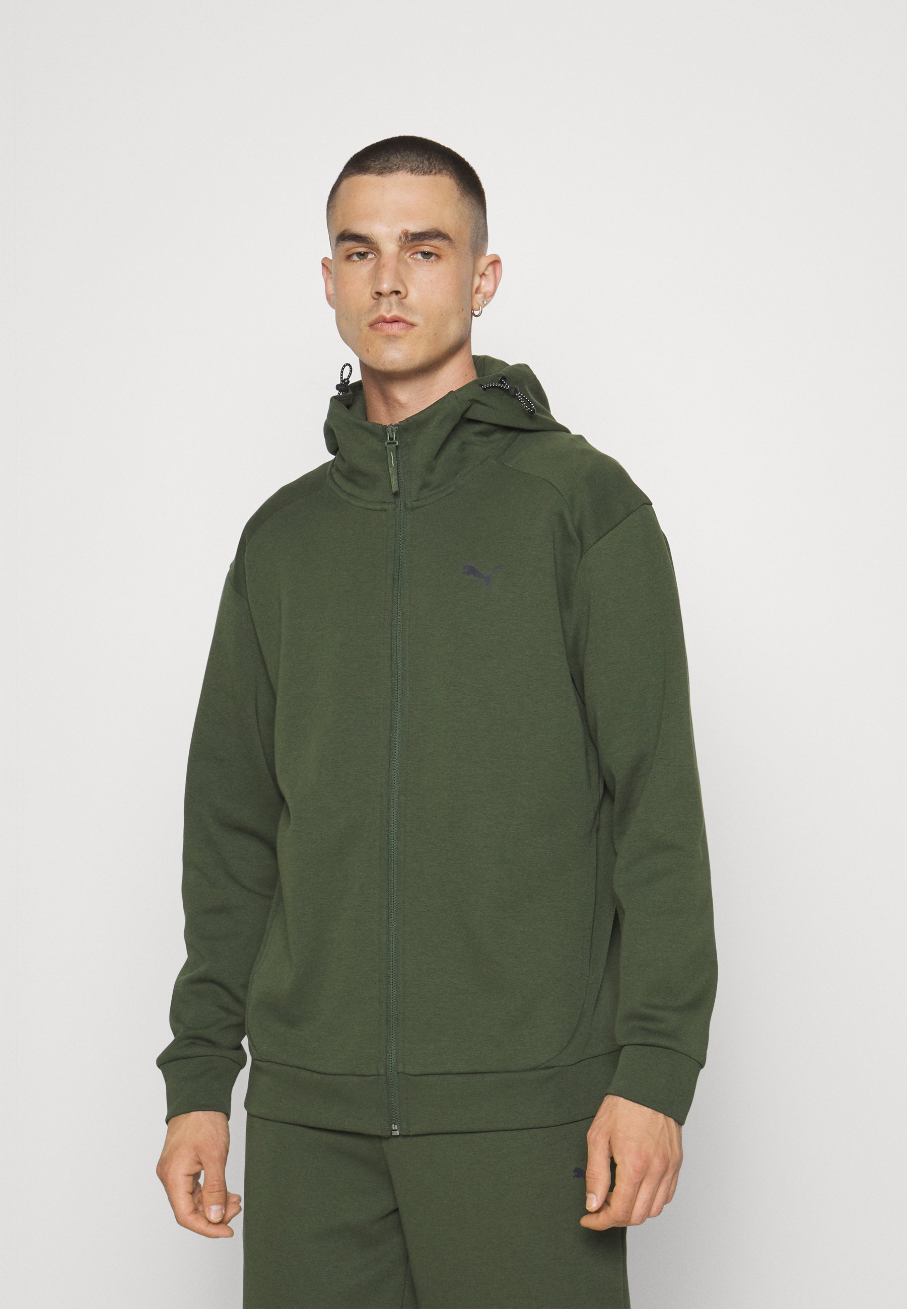 Puma RAD/CAL FULL ZIP HOODIE - Sweatjacke - myrtle/grün - Zalando.de