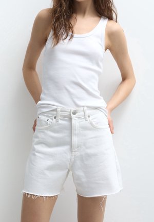 Denimshorts - white