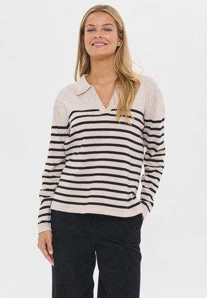 MILASZ STRIPED - Piké - gray morn mila stripe