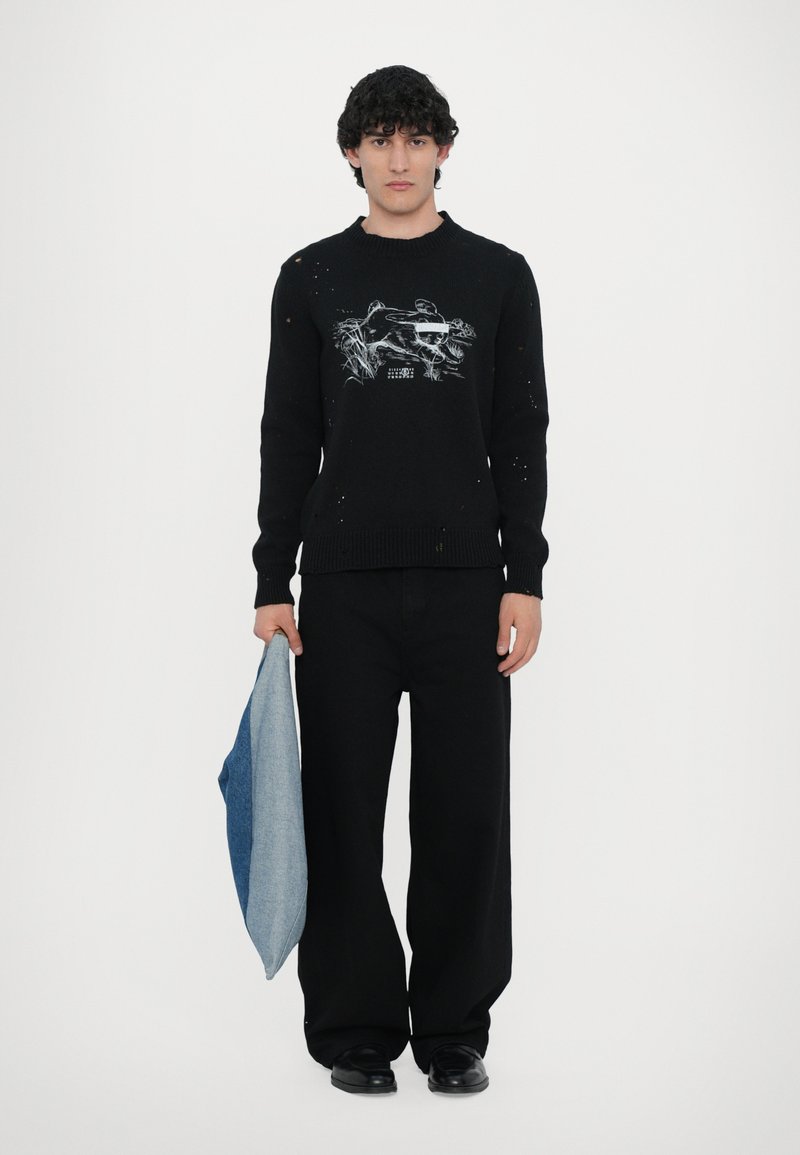 MM6 Maison Margiela - CREWNECK UNISEX - Pullover - black, Agrandir