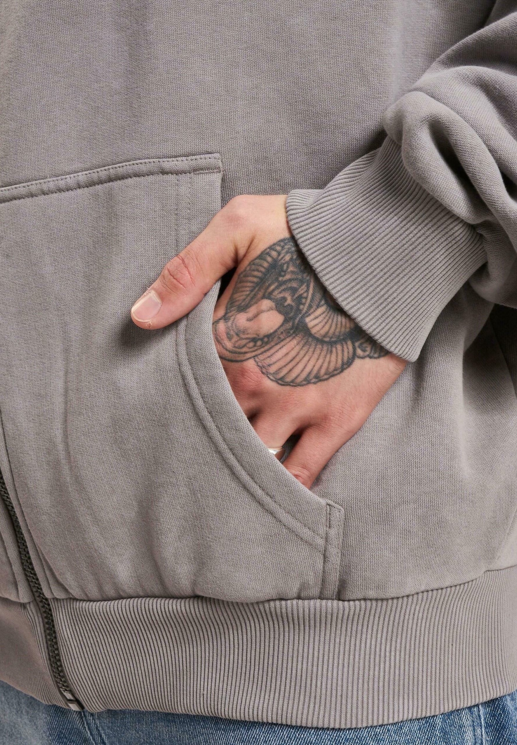 Karl Kani SMALL SIGNATURE WASHED OS DRAGON FULL ZIP - Zip-up